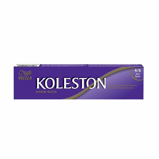 Coloration capillaire Wella Koleston 4/6 Rouge Violet - 50 ml | Formule premium