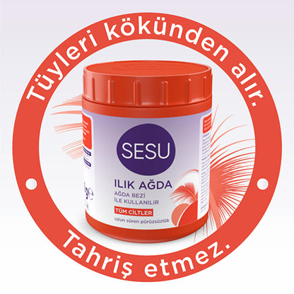 Cera tibia Sesu Naranja 250g - Depilación para una piel suave