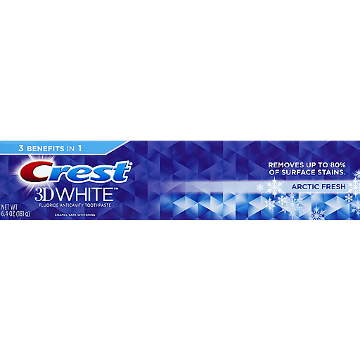 Crest 3D White Arctic Fresh Whitening Toothpaste - 6.4oz Toothpaste Pasteur Pharmacy