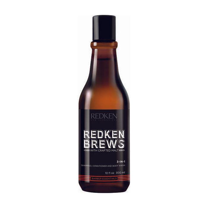 Redken Brew 3-In-1 Shampoo 300ml Shampoo & Conditioner Pasteur Pharmacy