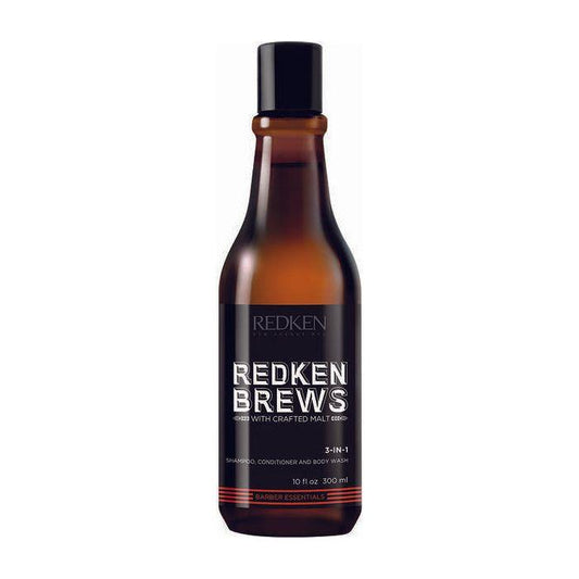 Redken Brew 3-In-1 Shampoo 300ml Shampoo & Conditioner Pasteur Pharmacy