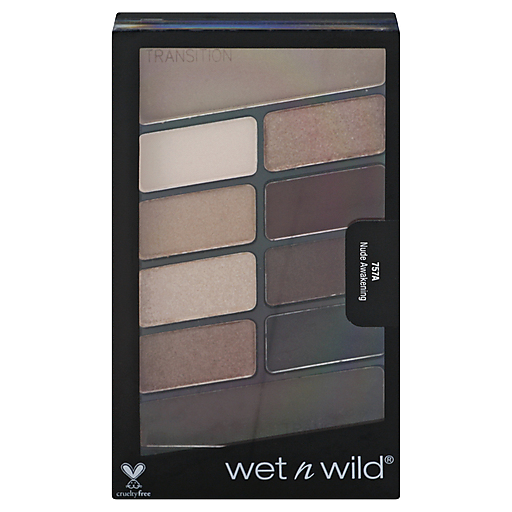 Wet N Wild Color Icon Eyeshadow 10 Pan Palette, Nude Awakening Palettes Pasteur Pharmacy
