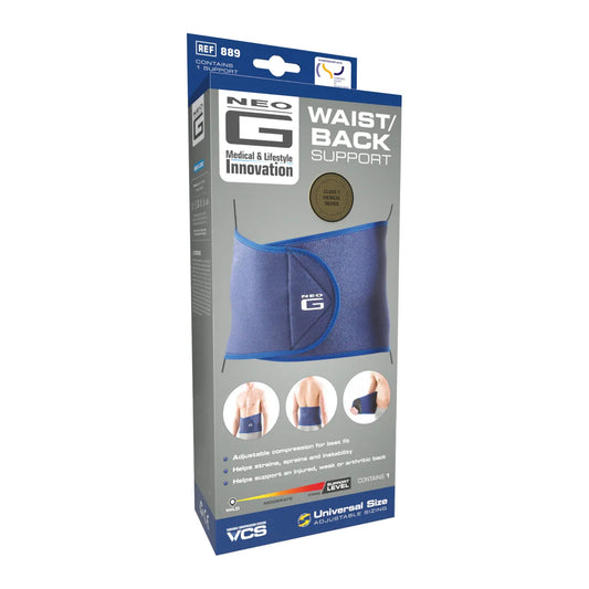 Neo G Waist & Back Support Brace | Adjustable Compression | One Size Fits Most (OSFM) Supports & Braces Pasteur Pharmacy