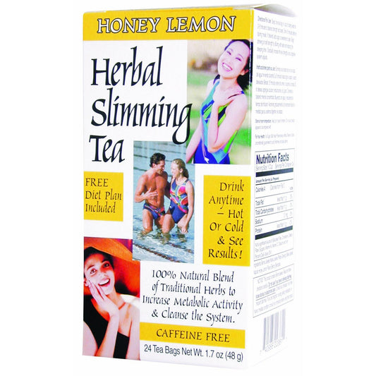 21st Century Herbal Slimming Tea, Honey Lemon - 24 Tea Bags Tea & Infusions Pasteur Pharmacy