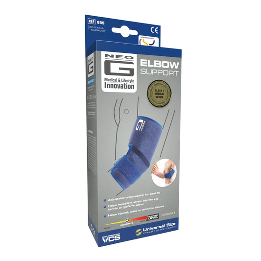 Neo G Elbow Support | Adjustable Compression Brace | One Size Fits Most (OSFM) Supports & Braces Pasteur Pharmacy