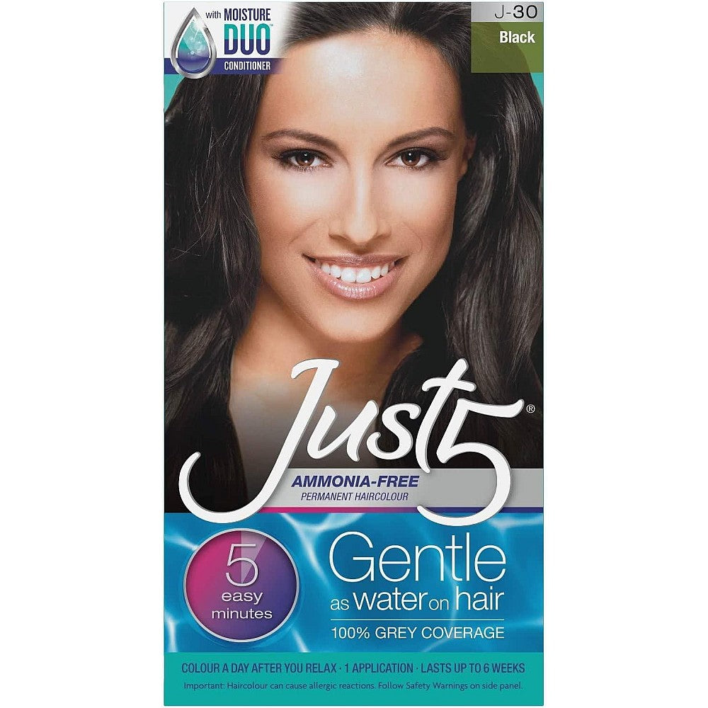 Just 5 Women's Minute Permanent Hair Color, Black Noir Hair Color Pasteur Pharmacy