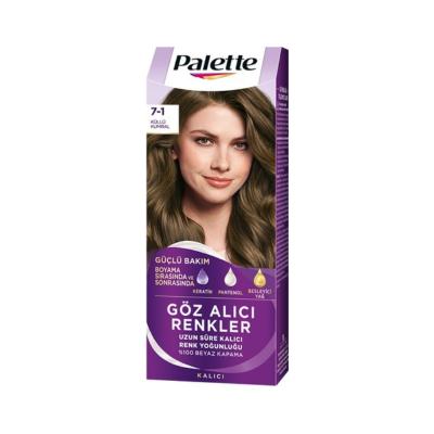Coloration Blond Cendré Palette - 7-1 : Obtenez une chevelure blonde froide et éclatante à la maison avec la coloration Palette