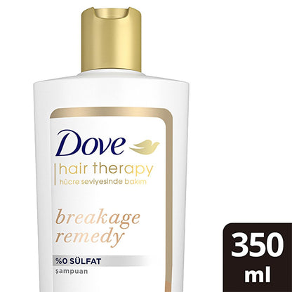 Champú Dove Hair Therapy Breakage Remedy: cuidado capilar nutritivo y anticaída para cabello dañado y frágil