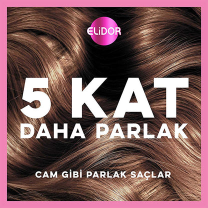 Shampooing soin cheveux Elidor Ultra Brillance - 100 heures de brillance multipliée par 5, nutrition intense pour cheveux abîmés
