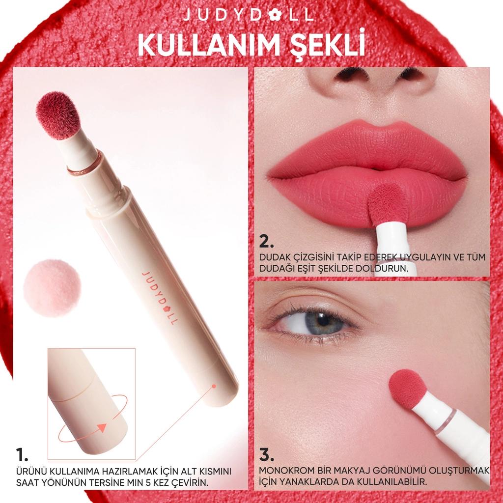 Rouge à lèvres mat crémeux Judydoll D10 The Idol Pink 3,5 g