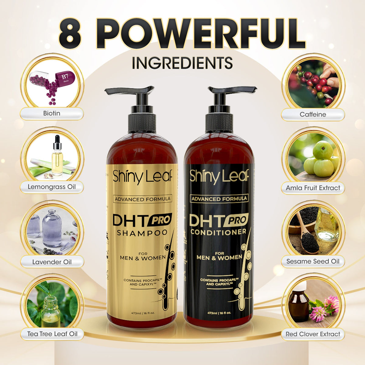 Bariatric Multivitamin Iron Free With DHT Pro Shampoo and Conditioner Hair Care Bundle