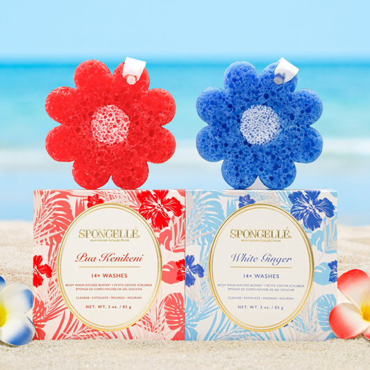 Set de exfoliante corporal hawaiano de Pua Kenikeni y jengibre blanco