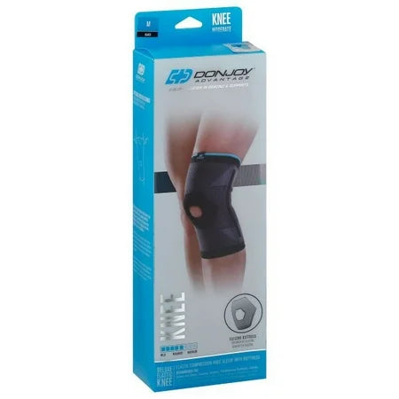 DonJoy Advantage Deluxe Elastic Knee – Black – Medium Knee Brace Pasteur Pharmacy