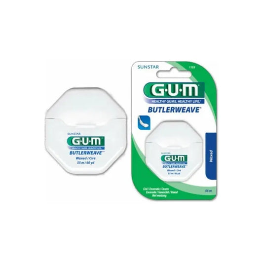 GUM Butlerweave Super Strong Floss 55m Dental Floss Pasteur Pharmacy