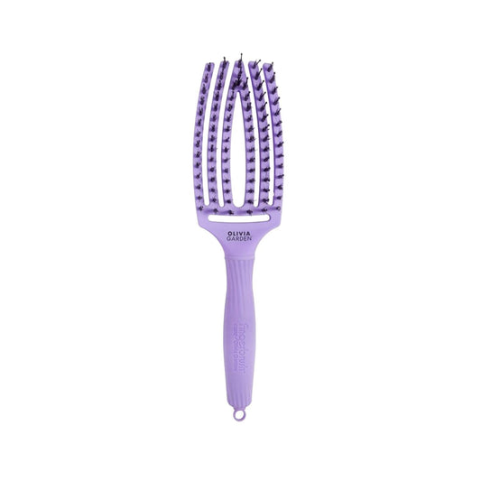 Brosse Olivia Garden Fingerbrush Care Ionic Poils de sanglier et nylon Lavande M