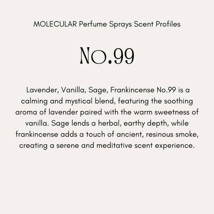 Buffalo Gal, MOLECULAR Clean Natural Perfume Sprays, 30ml/1oz