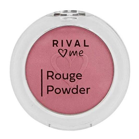 Rival Loves Me Vegan Blush No:03 Pink Grapefruit - Dermatologically Tested, Portable Compact Makeup for Healthy Glow