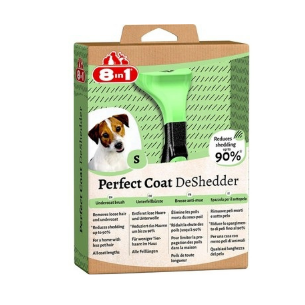 8in1 Perfect Coat DeShedder Dog Grooming Tool Small