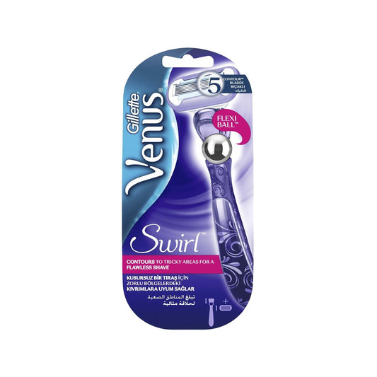 Rasoir pour femme Gillette Venus Swirl avec lames remplaçables - Un rasage sûr et efficace pour les femmes