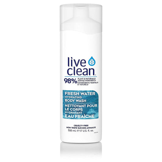 Live Clean Fresh Water Hydrating Body Wash 17 Fl. Oz. Bottle Body Wash Pasteur Pharmacy