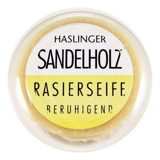 Haslinger Sandalwood Shave Soap in Case 60g Shave Soap Pasteur Pharmacy