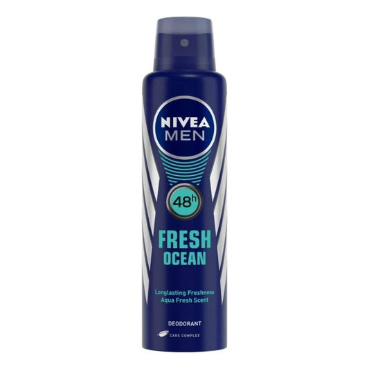 Nivea Deodorant Men Fresh Ocean 48 Hour Spray 150ml Deodorant Spray Pasteur Pharmacy