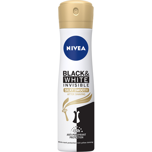Nivea Black & White Invisible Silky Smooth Antiperspirant 150 ml Antiperspirant Pasteur Pharmacy
