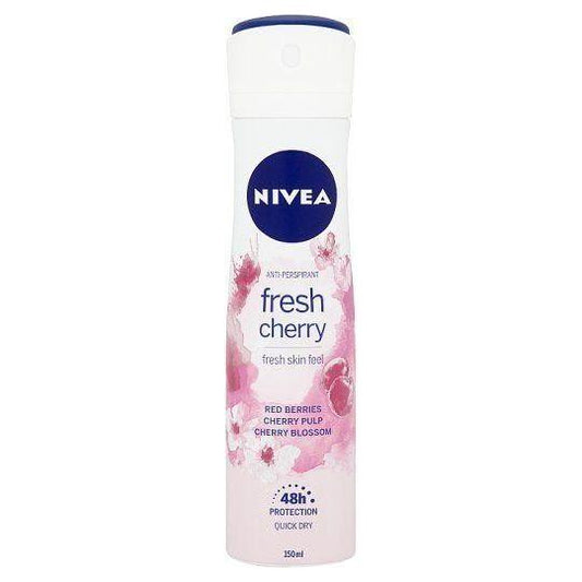 Nivea Women Deospray Fresh Cherry 48H Protection 150 ml Women's Deodorant Pasteur Pharmacy