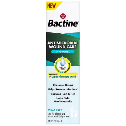 Bactine Antimicrobial Wound Care Hydrogel 8oz First Aid Pasteur Pharmacy