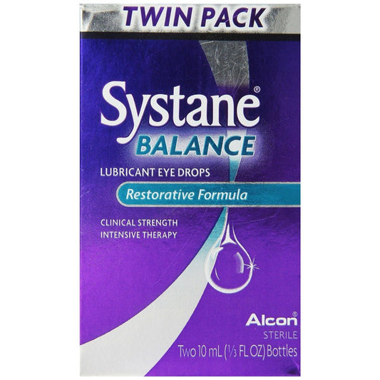 Systane® Balance Lubricant Eye Drops – Restorative Formula (Twin Pack) Eye Drops & Lubricants Pasteur Pharmacy