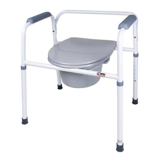 Carex Bedside Steel Commode Toilets Pasteur Pharmacy