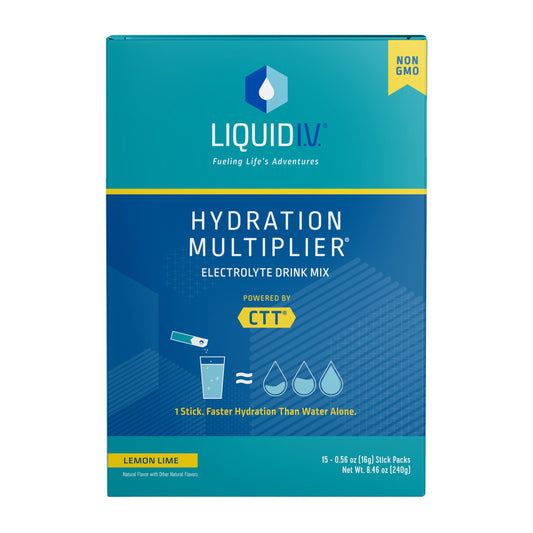 Liquid I.V. Hydration Multiplier Electrolyte Drink Mix Lemon Lime Health & Beauty Pasteur Pharmacy