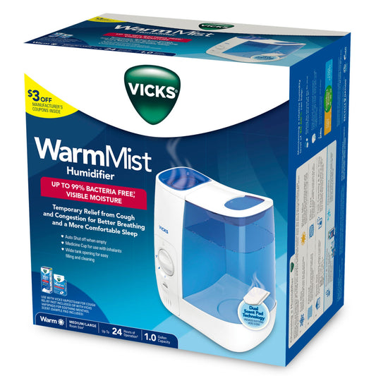 Vicks Humidifier Warm Mist 1 Gallon Humidifiers Pasteur Pharmacy
