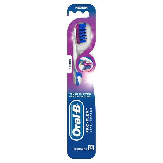 Oral-B 3D White Luxe Medium Toothbrush With Stain Eraser Toothbrushes Pasteur Pharmacy
