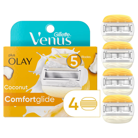 Gillette Venus Comfortglide Plus Olay Coconut Women's Razor Blade Refills Shaving & Grooming Pasteur Pharmacy