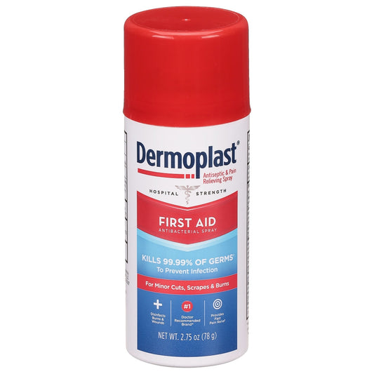 Dermoplast First Aid Antiseptic & Anesthetic Spray 2.75 Ounce First Aid Pasteur Pharmacy