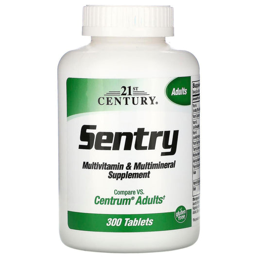 21st Century Sentry Multivitamin Tablets 300 Ct Vitamins & Supplements Pasteur Pharmacy