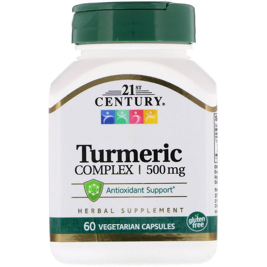 21st Century Turmeric Complex – 500 mg (Vegetarian Capsules) Vitamins & Supplements Pasteur Pharmacy