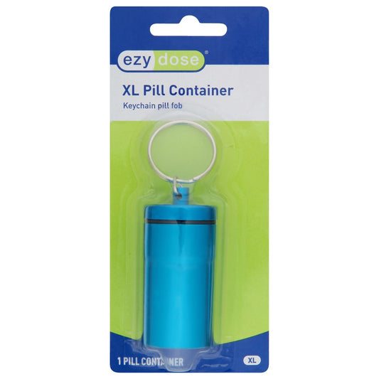 Ezy Dose XL Pill Container Keychain Fob Health & Beauty Pasteur Pharmacy