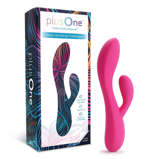 PlusOne Dual Vibrating Massager 1Ea Massagers Pasteur Pharmacy