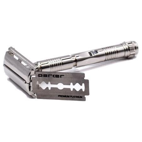 Parker 90R Long Handle Double-Edge Safety Razor Safety Razor Pasteur Pharmacy