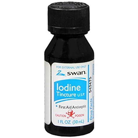 Swan Iodine Tincture, Skin Antiseptic Personal Care Pasteur Pharmacy