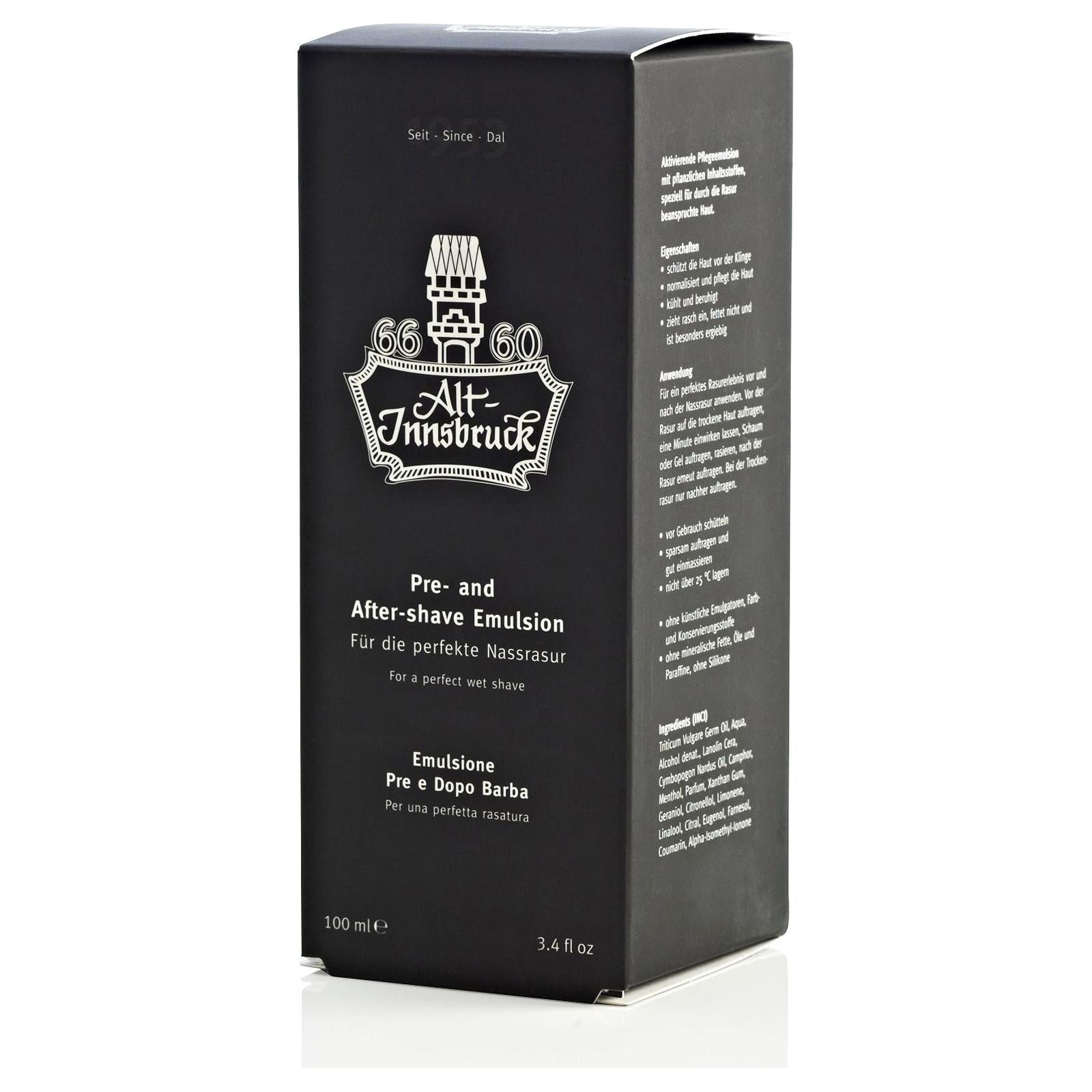 Alt-Innsbruck Pre And After Shave Emulsion 3.4 Oz Pre and After Shave Emulsion Pasteur Pharmacy