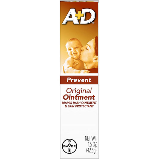 A+D Original Diaper Rash Ointment, Skin Protectant, 1.5 Ounce Tube First Aid Pasteur Pharmacy
