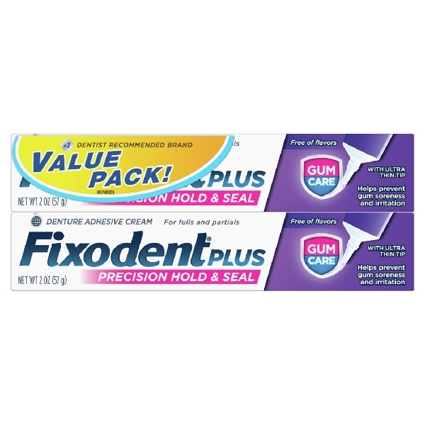 Fixodent Plus Gum Care Superior Hold Denture Adhesive Cream Flavor Free Oral Care Pasteur Pharmacy