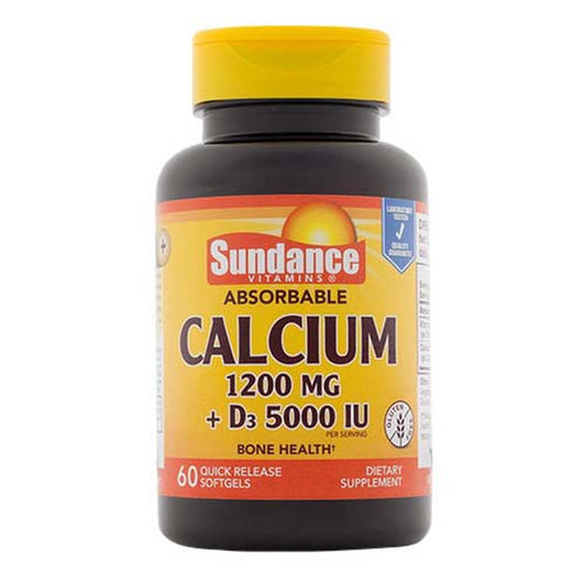 Sundance Absorbable Calcium + D3, 60 Quick Release Softgels Vitamins & Supplements Pasteur Pharmacy