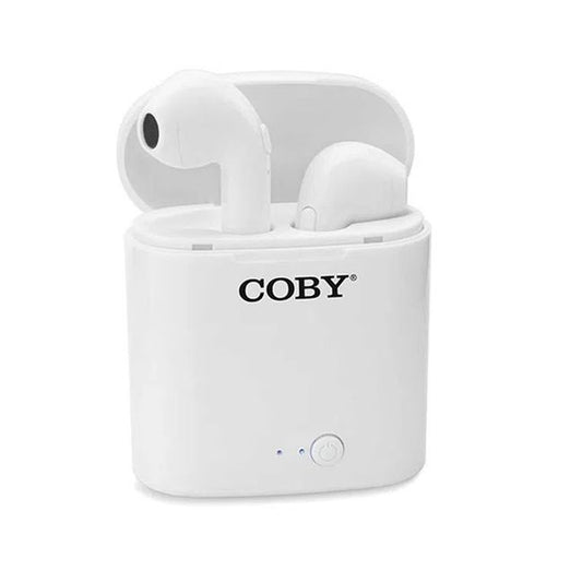 Coby Electronics True Wireless Earbuds - White Electronics Pasteur Pharmacy