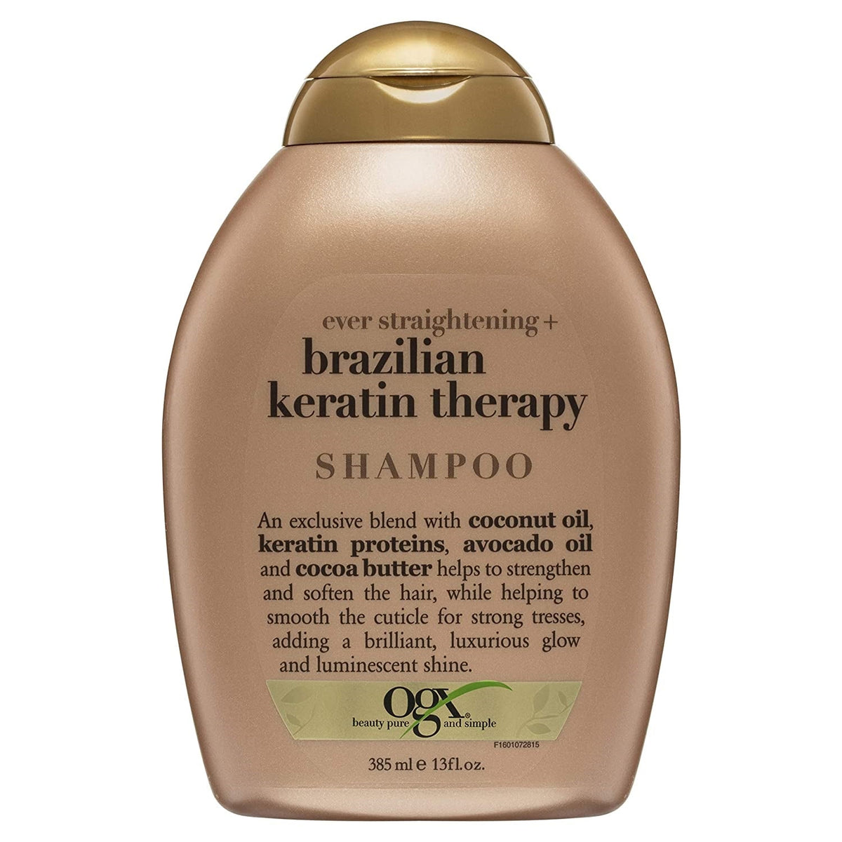OGX Shampoo, Ever Strengthening + Brazilian Keratin Therapy 385 Ml