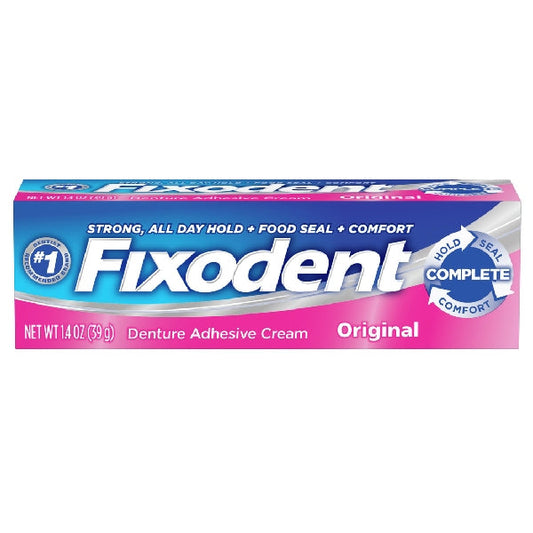 Fixodent Complete Original Denture Adhesive Cream 1.4 Oz Denture Adhesives Pasteur Pharmacy