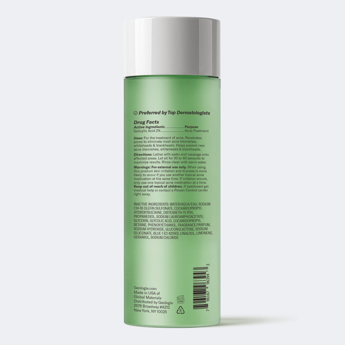 Gel de baño para el control del acné